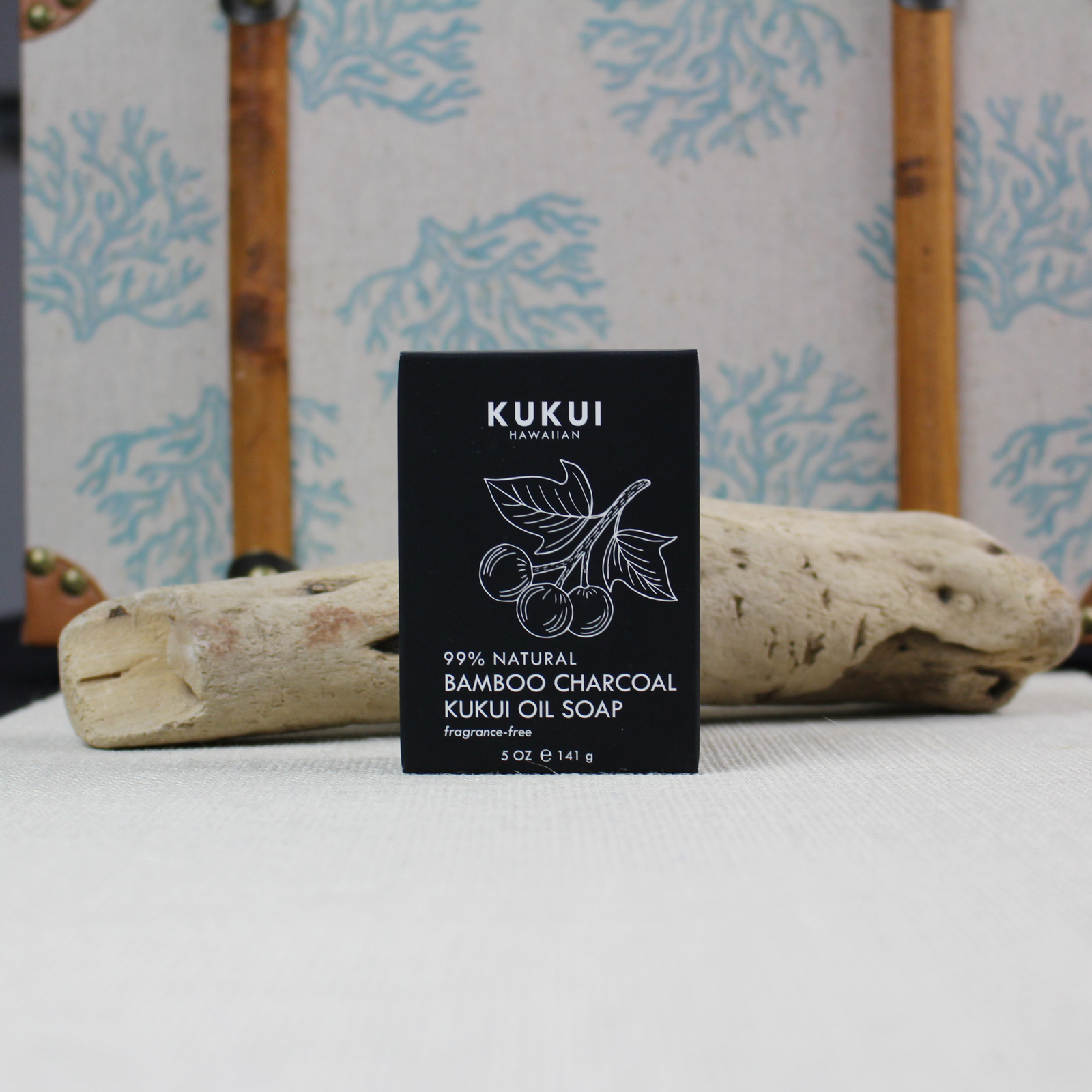 Kukui Nut Oil Bamboo Charcoal Hawaiian Bar Soap by Maui Soap Company