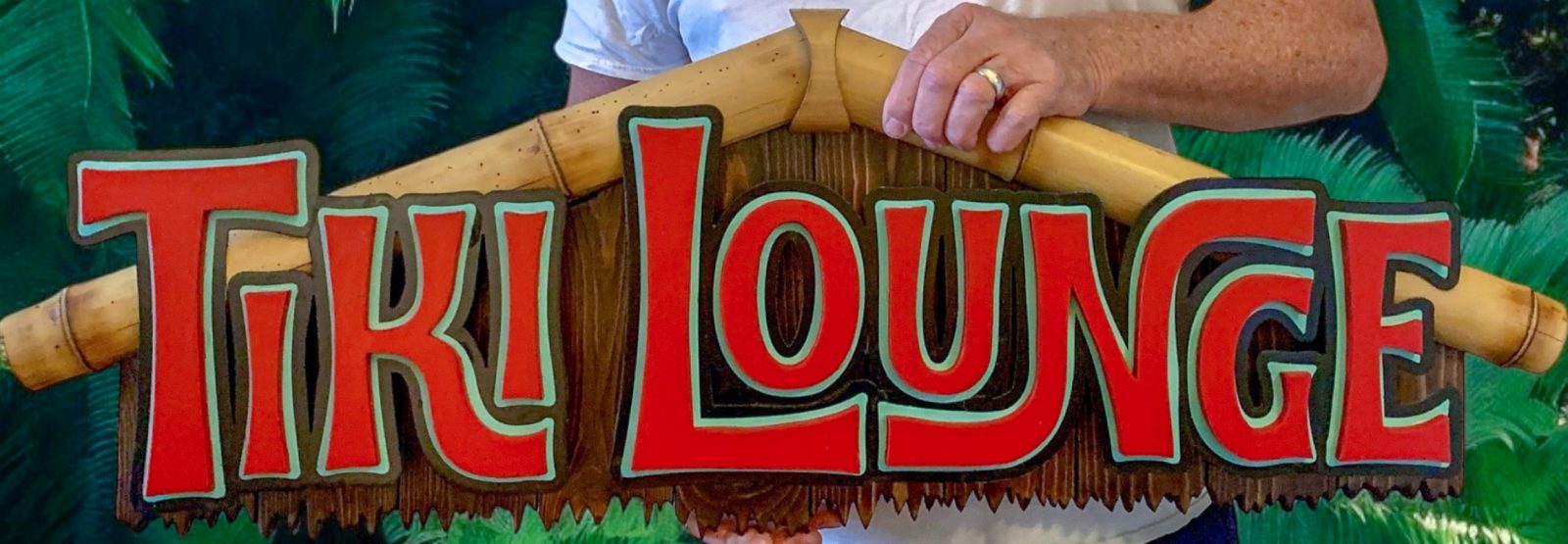 Tiki Lounge sign Free Shipping