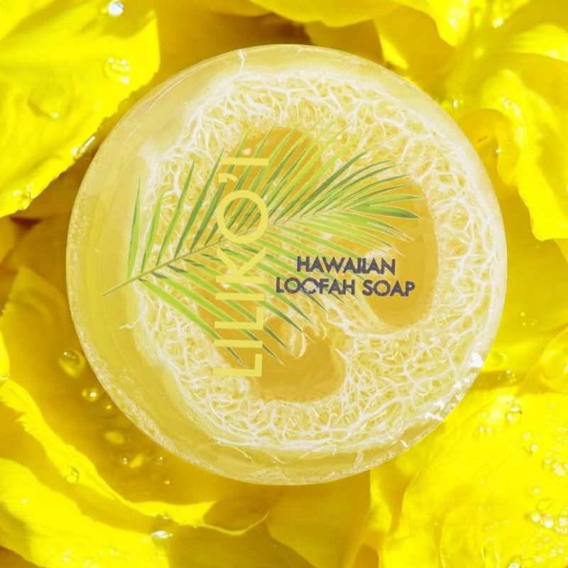Lilikoi handcrafted Loofah Bar oap by Maui Soap Company 4.75 oz